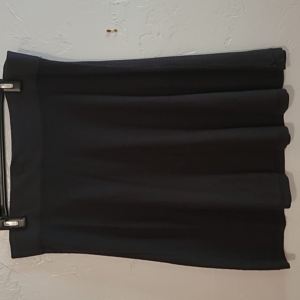 Loft gray a line skirt
